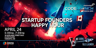 Imagem principal de Startup Founders Happy Hour, by Codelaunch