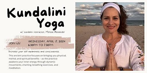 Imagem principal do evento Kundalini Yoga w/ Melissa Alexander