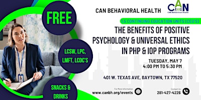 Positive Psychology & Universal Ethics in PHP & IOP Programs primary image