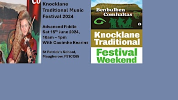 Primaire afbeelding van Knocklane Festival Workshop -  Fiddle (Advanced)