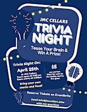 April Trivia Night at JMC