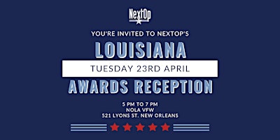 Image principale de NextOp Louisiana Awards Reception