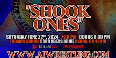Imagem principal do evento Absolute Intense Wrestling  Presents "Shook Ones"