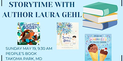 Immagine principale di Storytime with Author Laura Gehl 