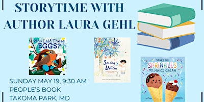 Hauptbild für Storytime with Author Laura Gehl