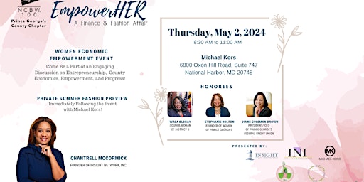 NCBW Prince Georges County -EmpowerHER Women's Event primary image