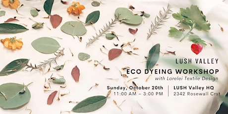 Eco Dyeing Workshop with Lorelei Textile Design