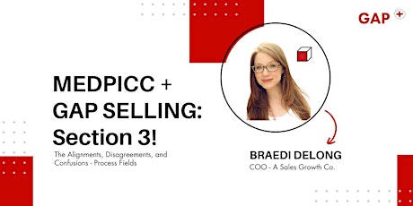 MEDDPICC + GAP SELLING: Section 3!