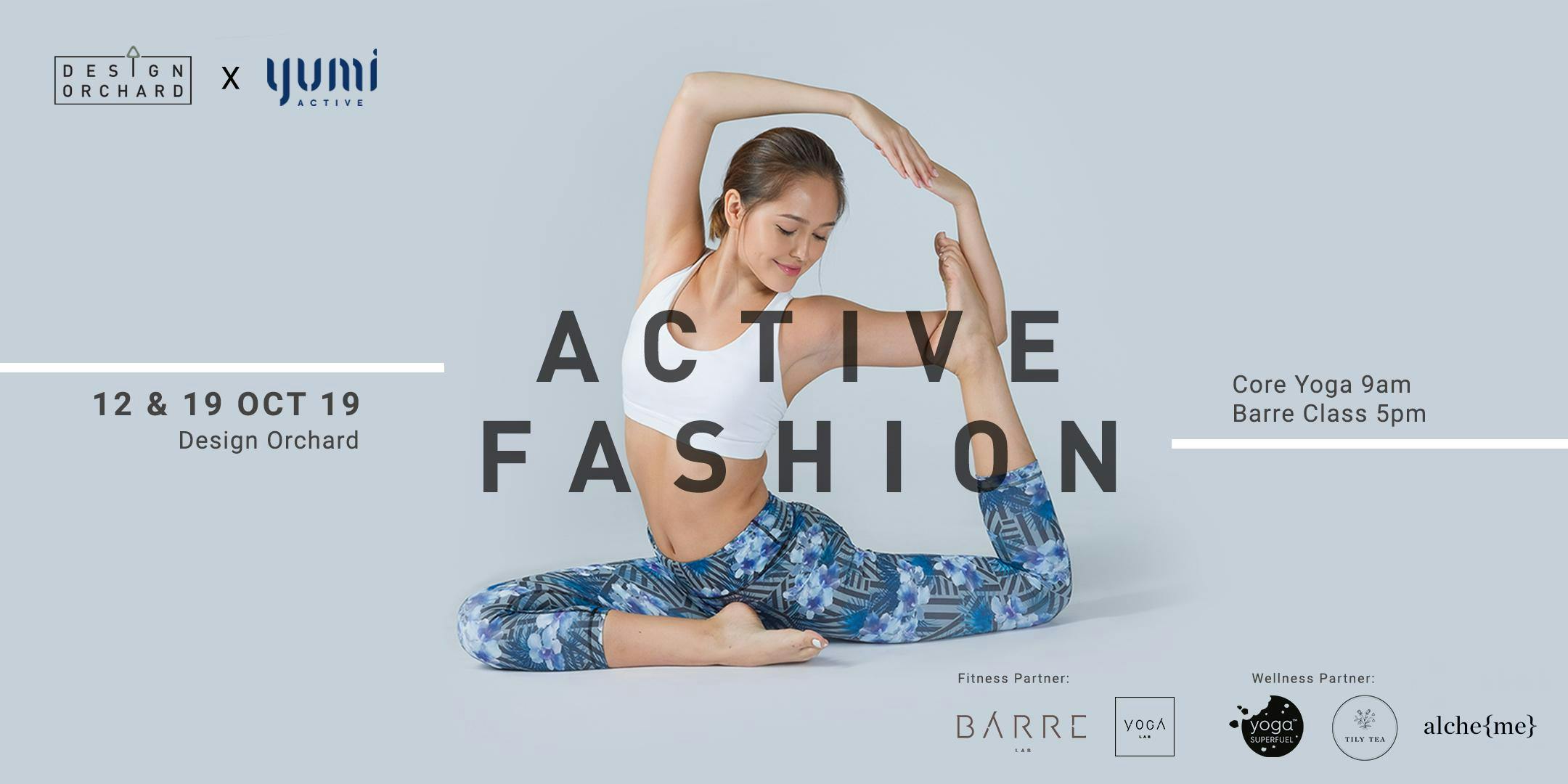 Active Fashion Week - Core Yoga and Barre by Yumi Active x Design Orchard