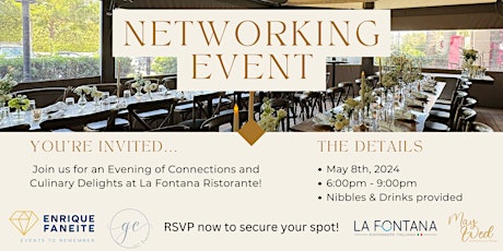 Evening of Connections and Culinary Delights at La Fontana Ristorante!