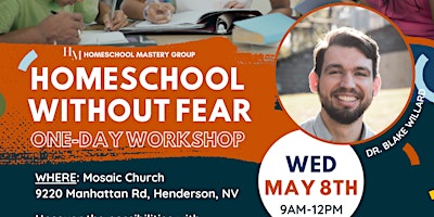 Image principale de Homeschool Without Fear Workshop