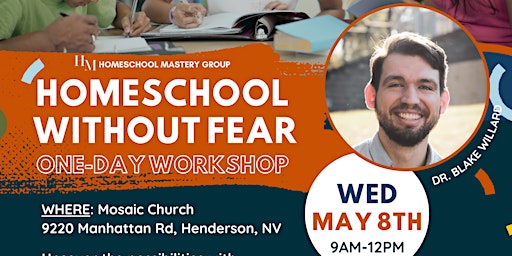 Imagem principal do evento Homeschool Without Fear Workshop