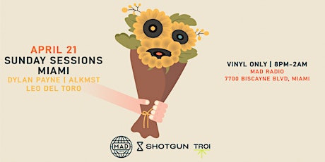 Sunday Sessions Miami (Vinyl only) FREE RSVP