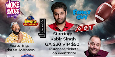 Hauptbild für Comedy in Fremont with AGT's Kabir Singh, Tristan Johnson and Jeremy Curry