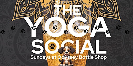 Primaire afbeelding van The Yoga Social Puppy Yoga-Adoption Event with STPP