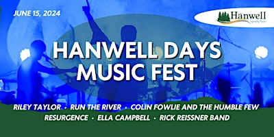 Imagem principal do evento Hanwell Days Music Fest