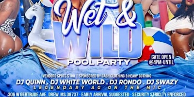 Wet & Wild Pool Party primary image