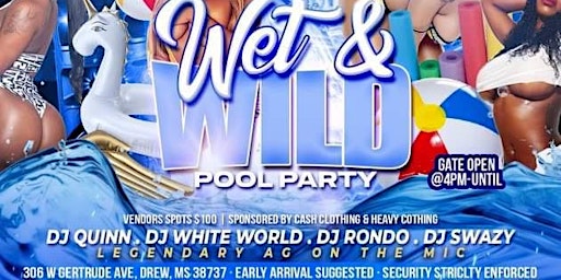 Wet & Wild Pool Party primary image