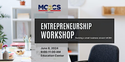 Image principale de Entrepreneurship Workshop