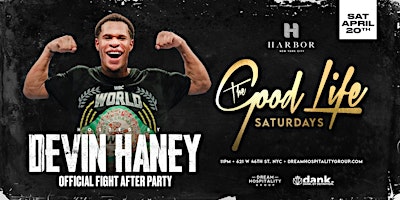 Hauptbild für DEVIN HANEY OFFICIAL FIGHT AFTER PARTY @ HARBOR NYC