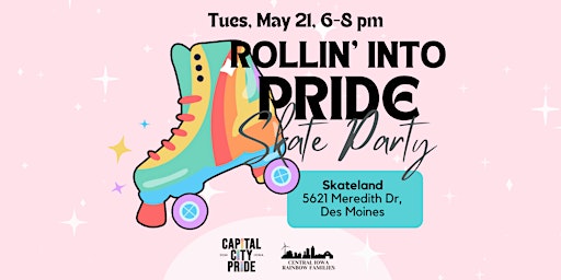Immagine principale di Rolling into Pride Skate Party 