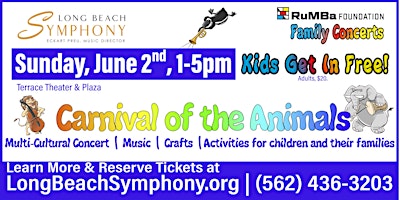 Long Beach Symphony's RuMBa Foundation Family Concert primary image