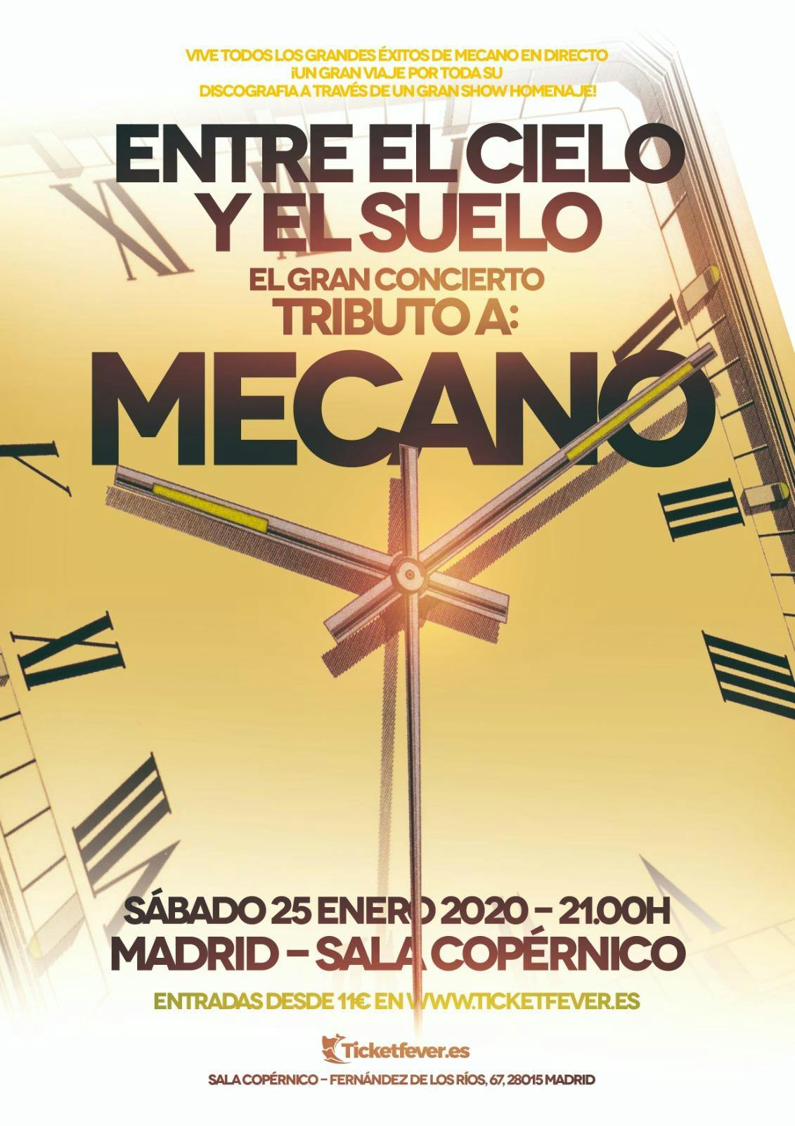 El gran tributo a Mecano en Madrid - Entre el cielo y el suelo