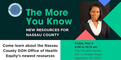 The More You Know: New Resources for Nassau County primary image