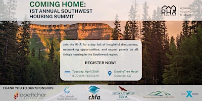 Primaire afbeelding van Coming Home: 1st Annual Southwest Housing Summit