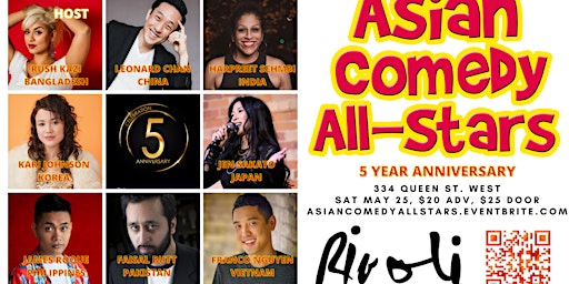 Imagem principal do evento Asian Comedy All-Stars 5 YEAR ANNIVERSARY