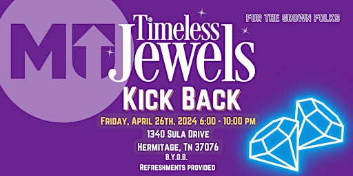 Imagem principal do evento Timeless Jewels Kick-Back