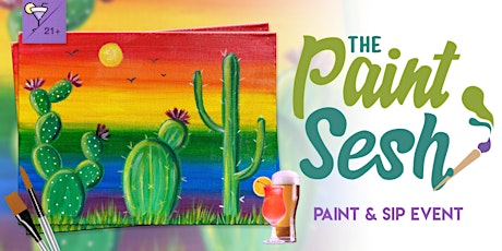 Paint & Sip Painting Event in Cincinnati, OH – “Pride Blooms” at Queen City