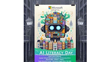 Primaire afbeelding van AI Literacy Day Lunch and Learn with Microsoft
