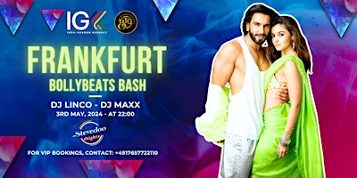 Hauptbild für Frankfurt Bollywood DJ Night | Limited Free Shot | Hottest DJs Live