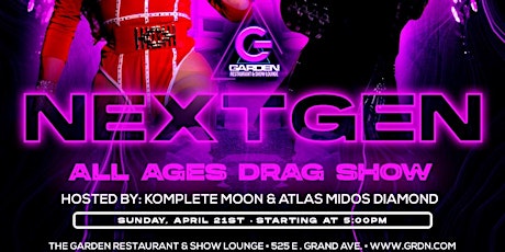 NextGen: All-ages Drag Show Table Reservation