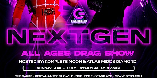 Image principale de NextGen: All-ages Drag Show Table Reservation