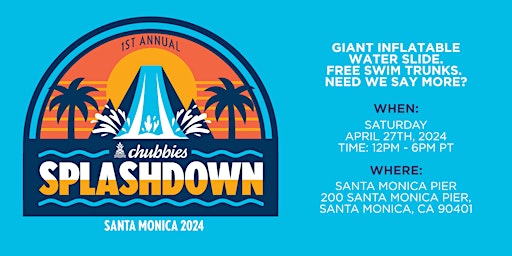 Chubbies Splash Down at the Santa Monica Pier primary image