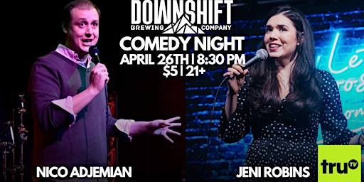 Primaire afbeelding van Comedy Night at Downshift Brewing Company - Hidden Tap