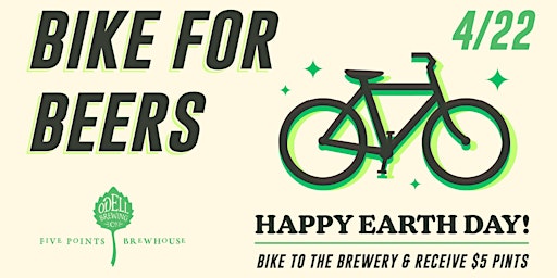 Primaire afbeelding van Earth Day Bike For Beers