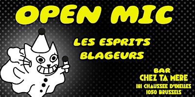 Stand-up : OPEN MIC "LES ESPRITS BLAGUEURS" - LE SAC A MALICE #2 primary image