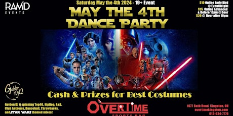 May the 4th Dance Party at OVERTIME Sports Bar