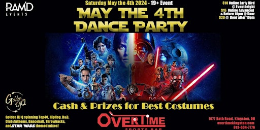 Immagine principale di May the 4th Dance Party at OVERTIME Sports Bar 