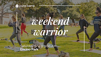 Pure Barre Pop-Up at Encino Park! primary image