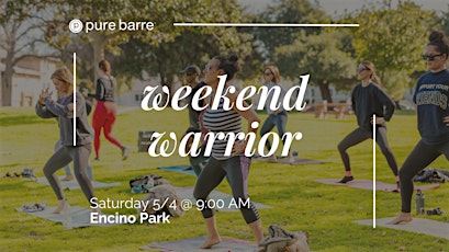 Pure Barre Pop-Up at Encino Park!