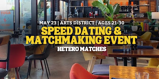 Primaire afbeelding van Speed Dating | Arts District | Ages 21-30