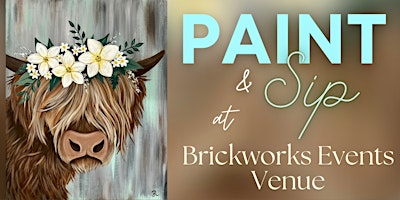 Image principale de Paint & Sip at Brickworks Event Venue!