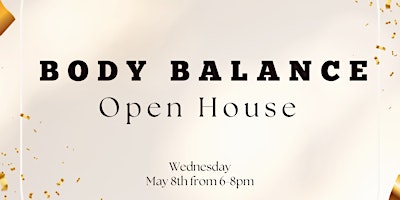 Imagem principal do evento BODY BALANCE: Open House
