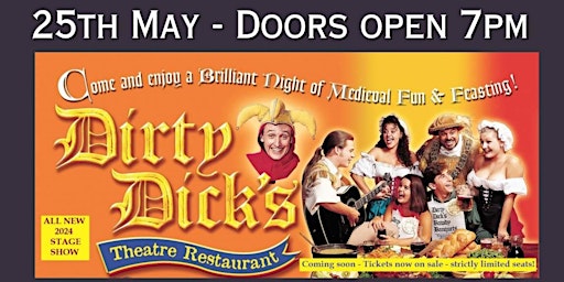 Imagem principal do evento Dirty Dicks Theatre Restaurant