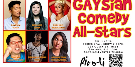 Gaysian Comedy All-Stars 2024 primary image