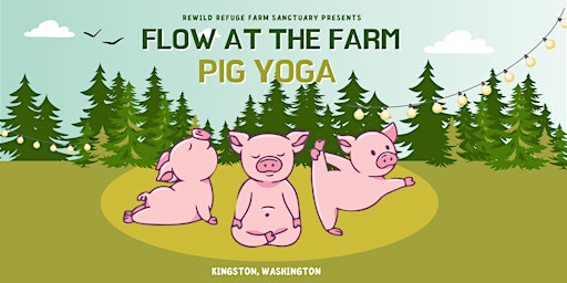 Flow at the Farm: PIG YOGA!  primärbild
